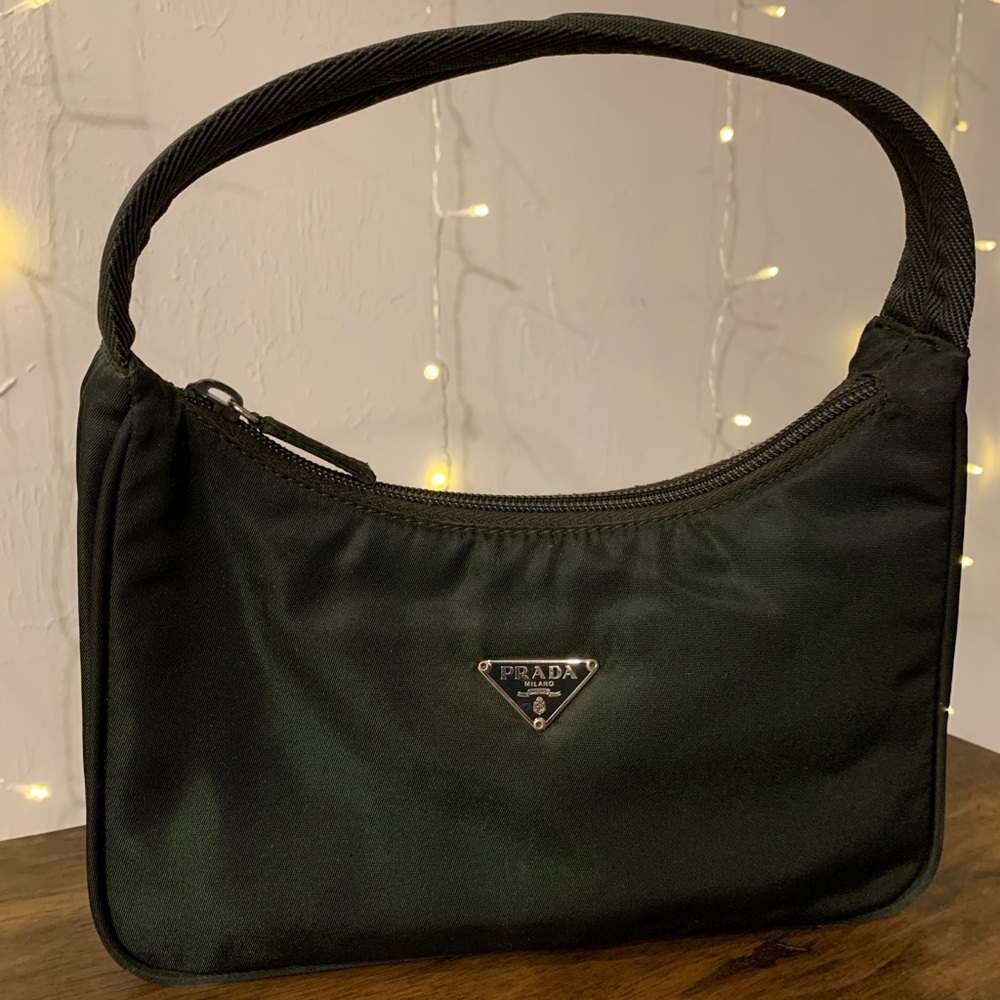 Prada Hobo Bag Olive Green